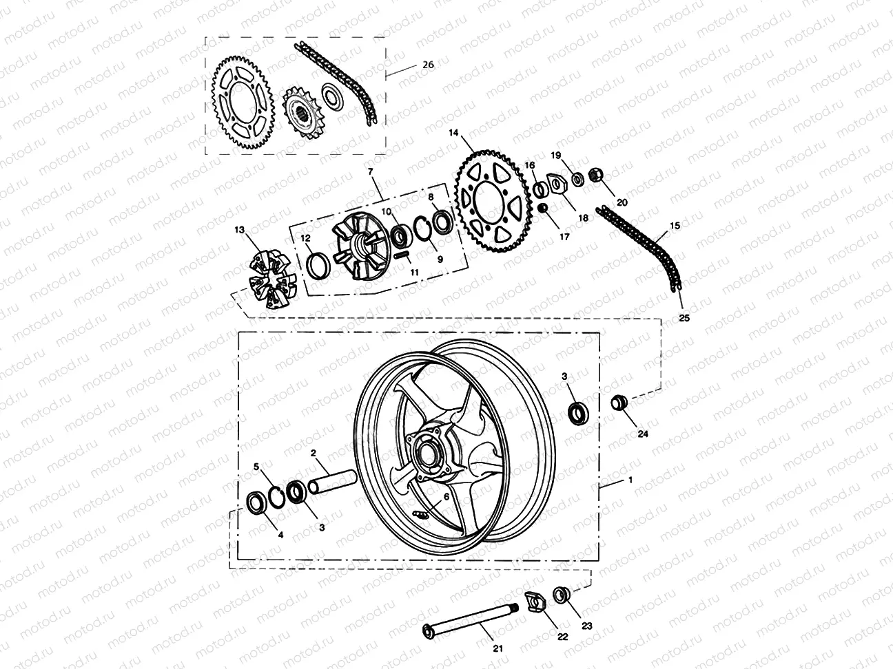 Rear Wheel & Final Drive