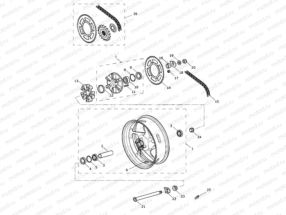 Rear Wheel & Final Drive