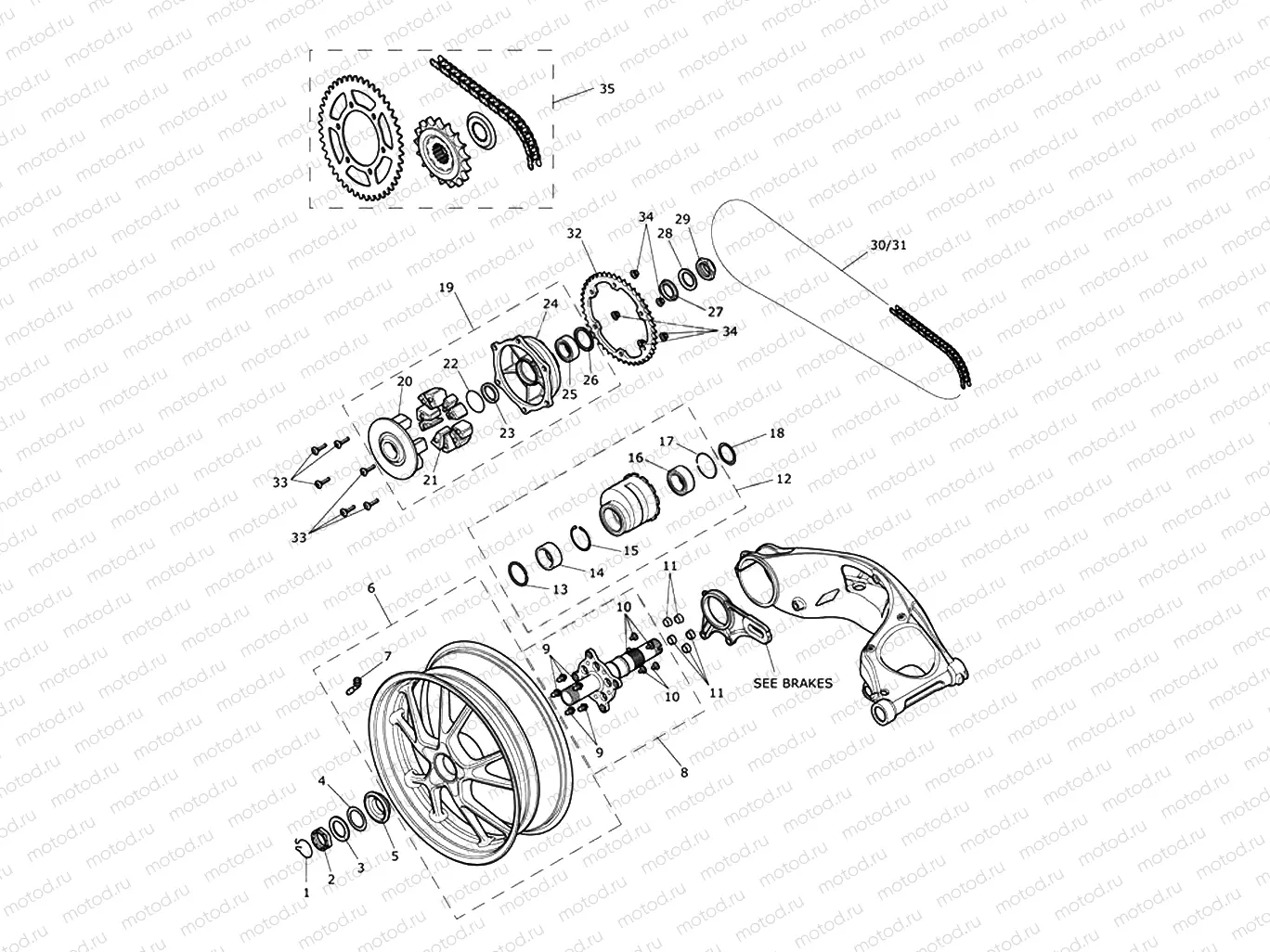 Rear Wheel & Final Drive