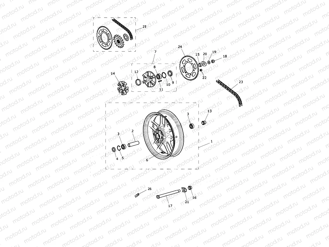 Rear Wheel & Final Drive