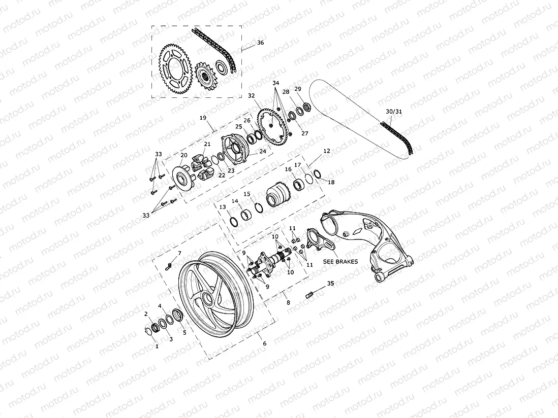 Rear Wheel & Final Drive