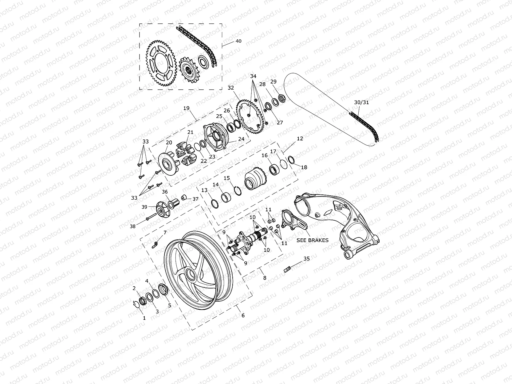 Rear Wheel & Final Drive