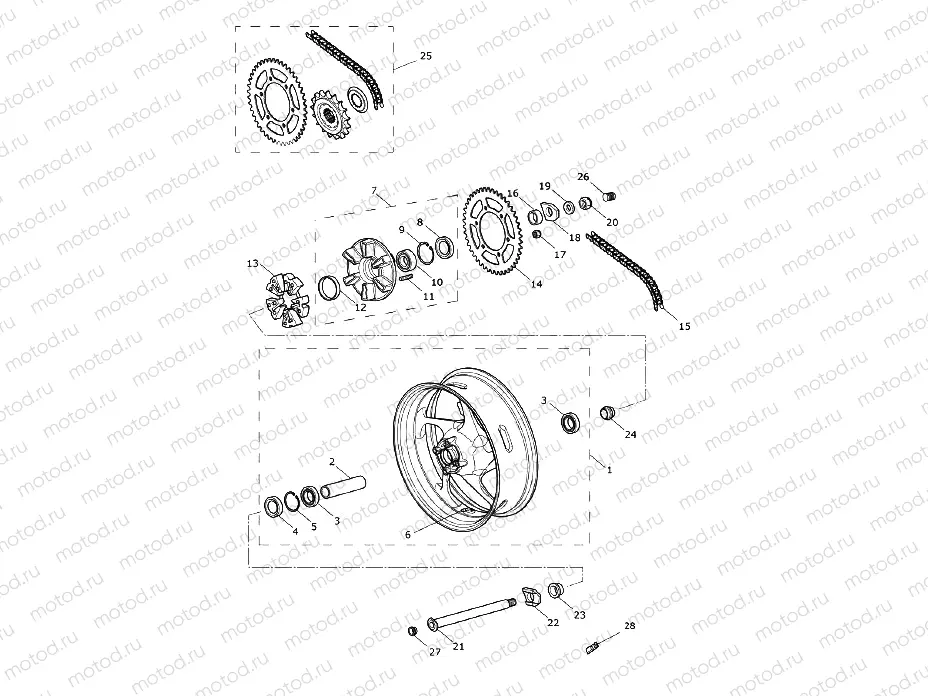 Rear Wheel & Final Drive