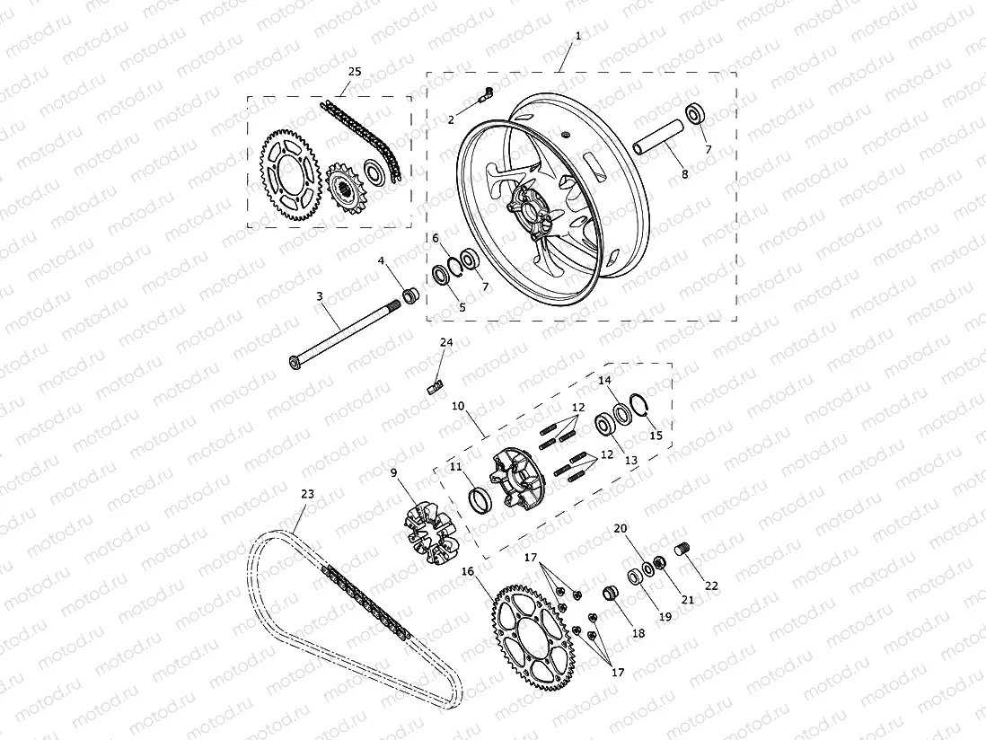 Rear Wheel & Final Drive
