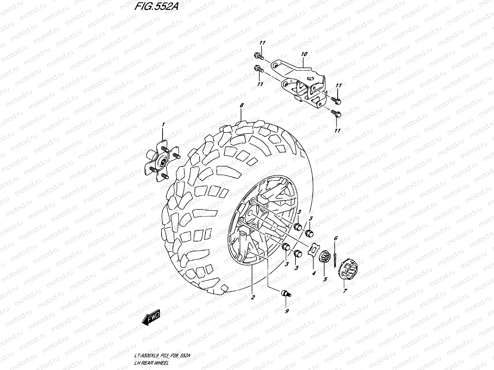 REAR WHEEL LEFT (P03)
