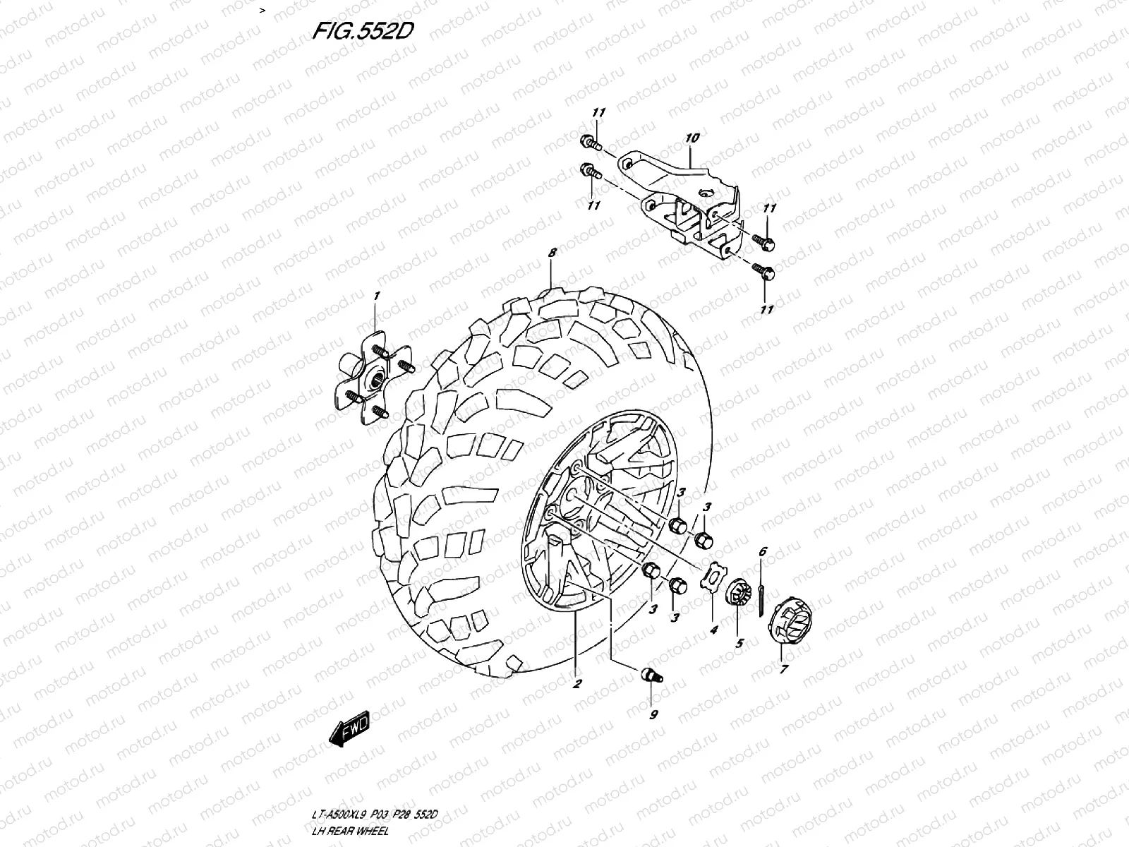 REAR WHEEL LEFT (P03)