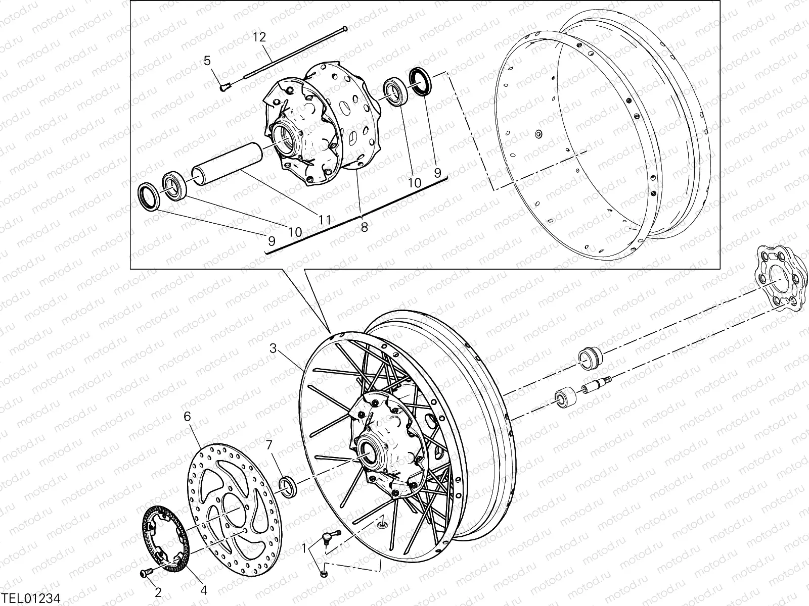 REAR WHEEL [MOD:MS1260E]