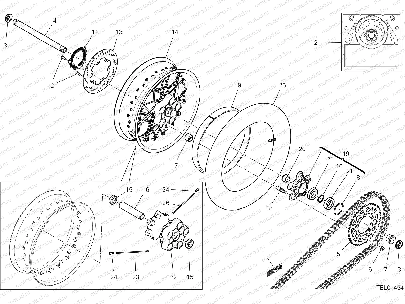 REAR WHEEL [MOD:SCR800NS]