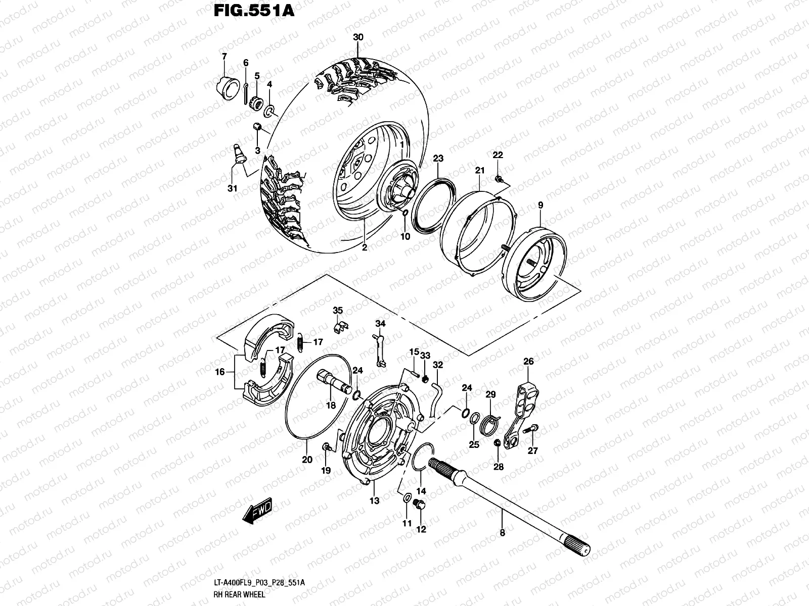 REAR WHEEL RIGHT