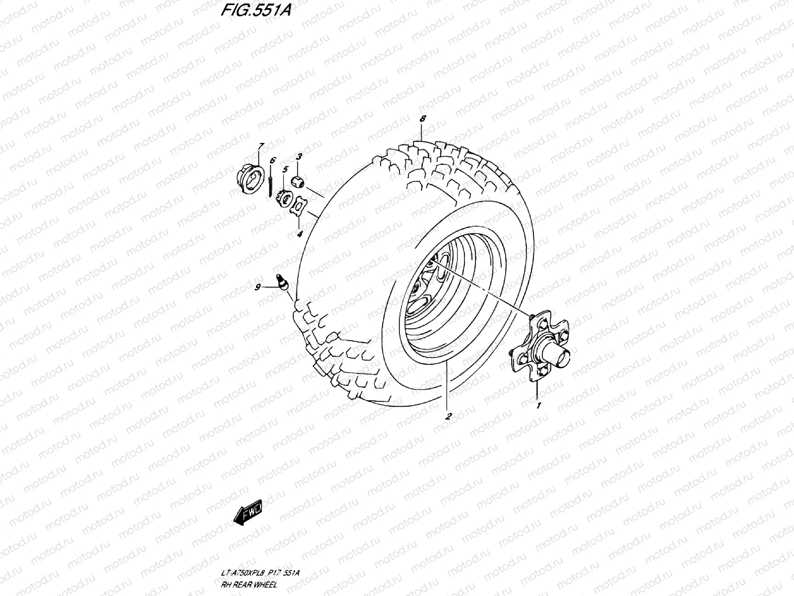 REAR WHEEL RIGHT