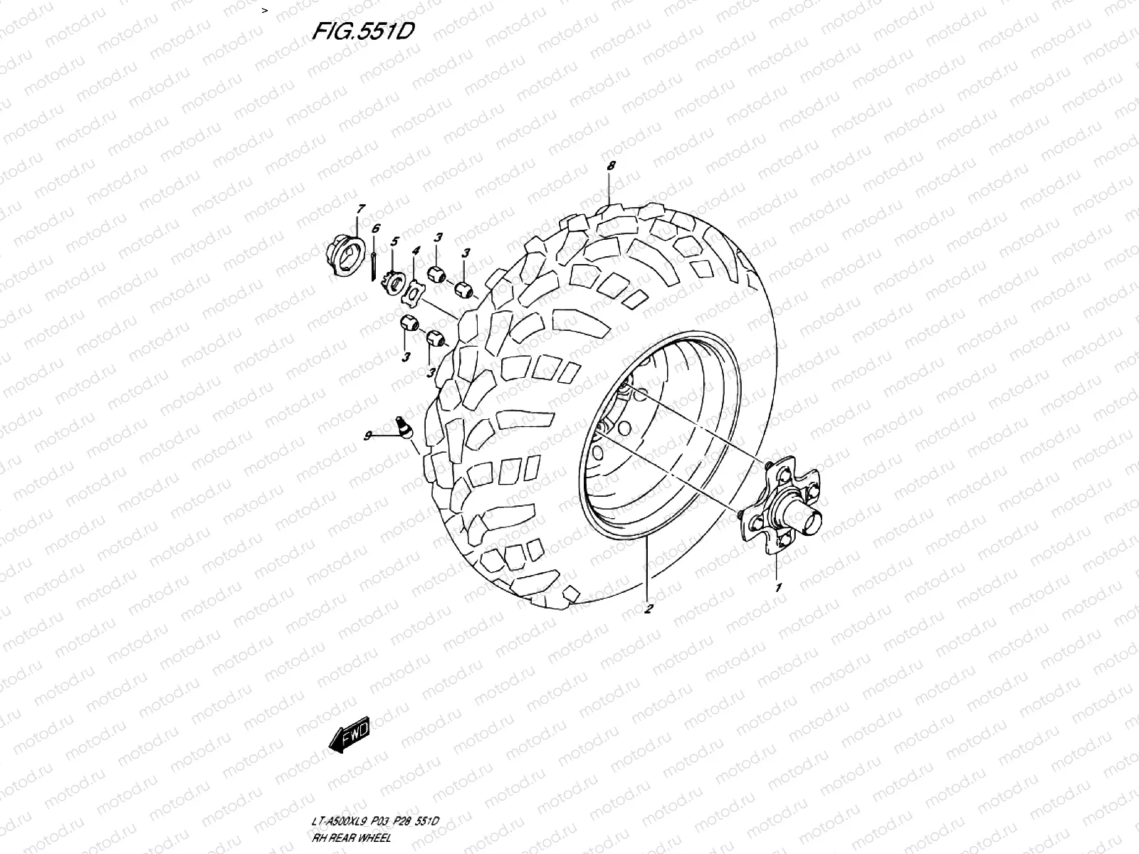 REAR WHEEL RIGHT (P03)