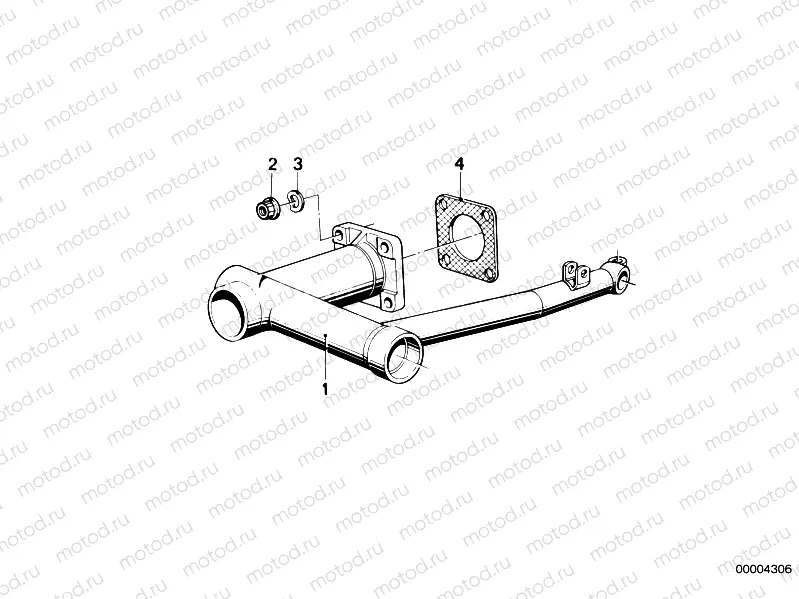 Rear wheel swinging arm