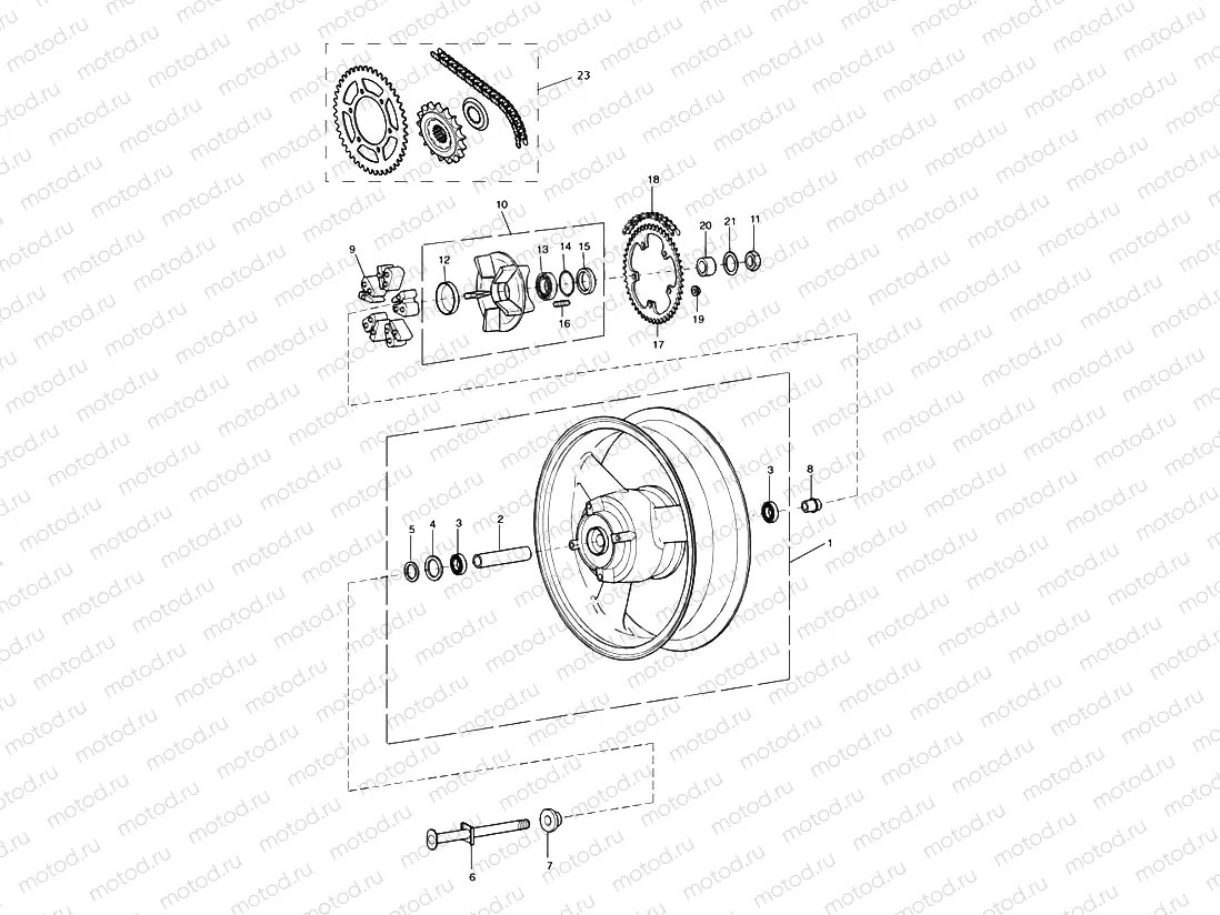 Rear Wheel/Final Drive » 161317
