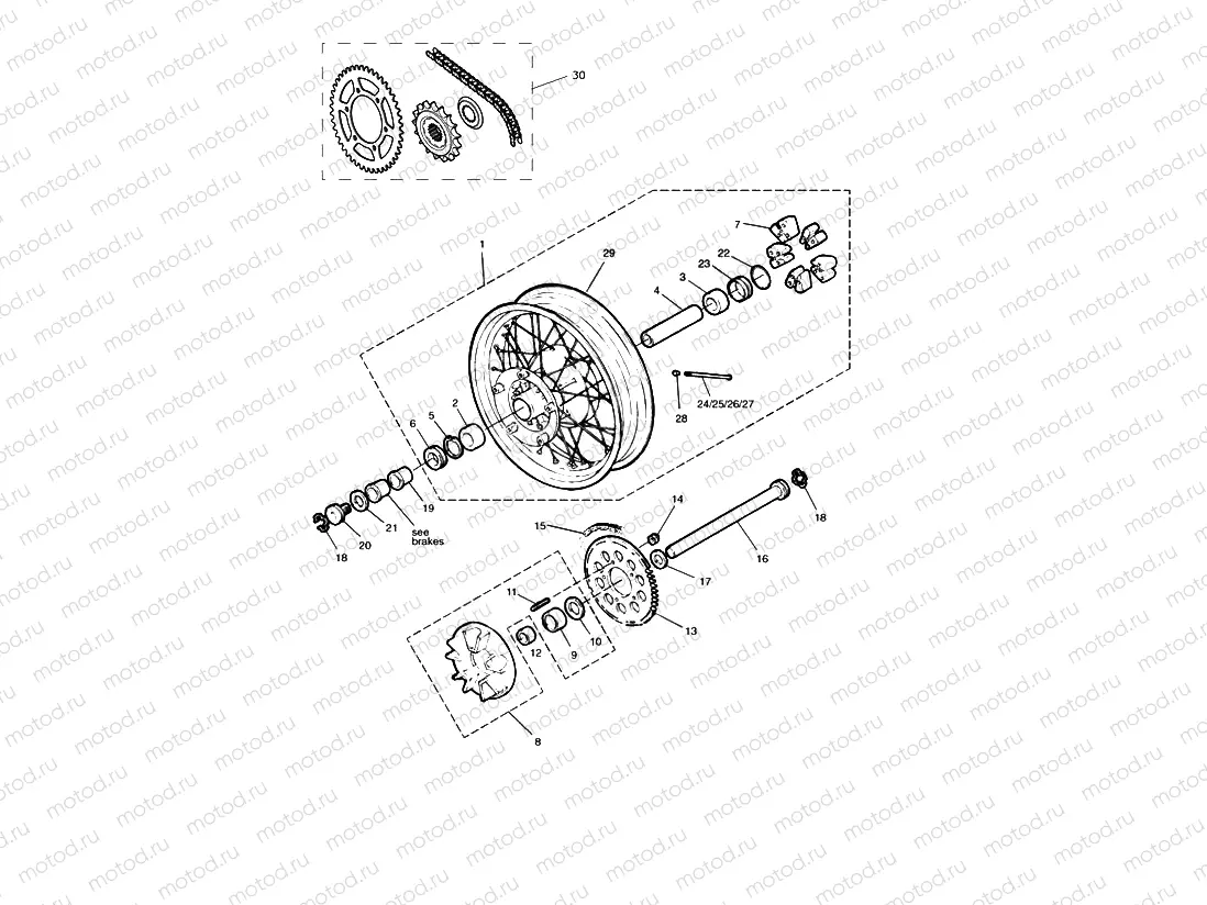 Rear Wheel/Final Drive  » 29155