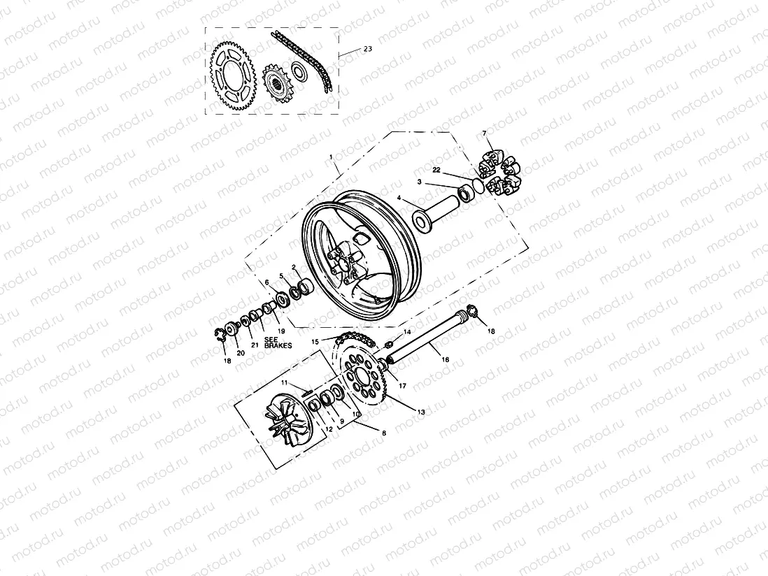 Rear Wheel/Final Drive » 9082