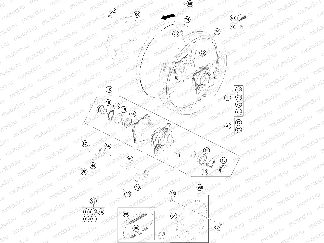 REAR WHEEL|Frame|10