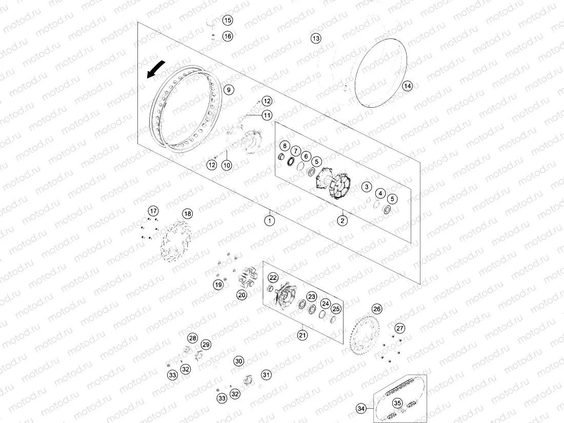 REAR WHEEL|Frame|10