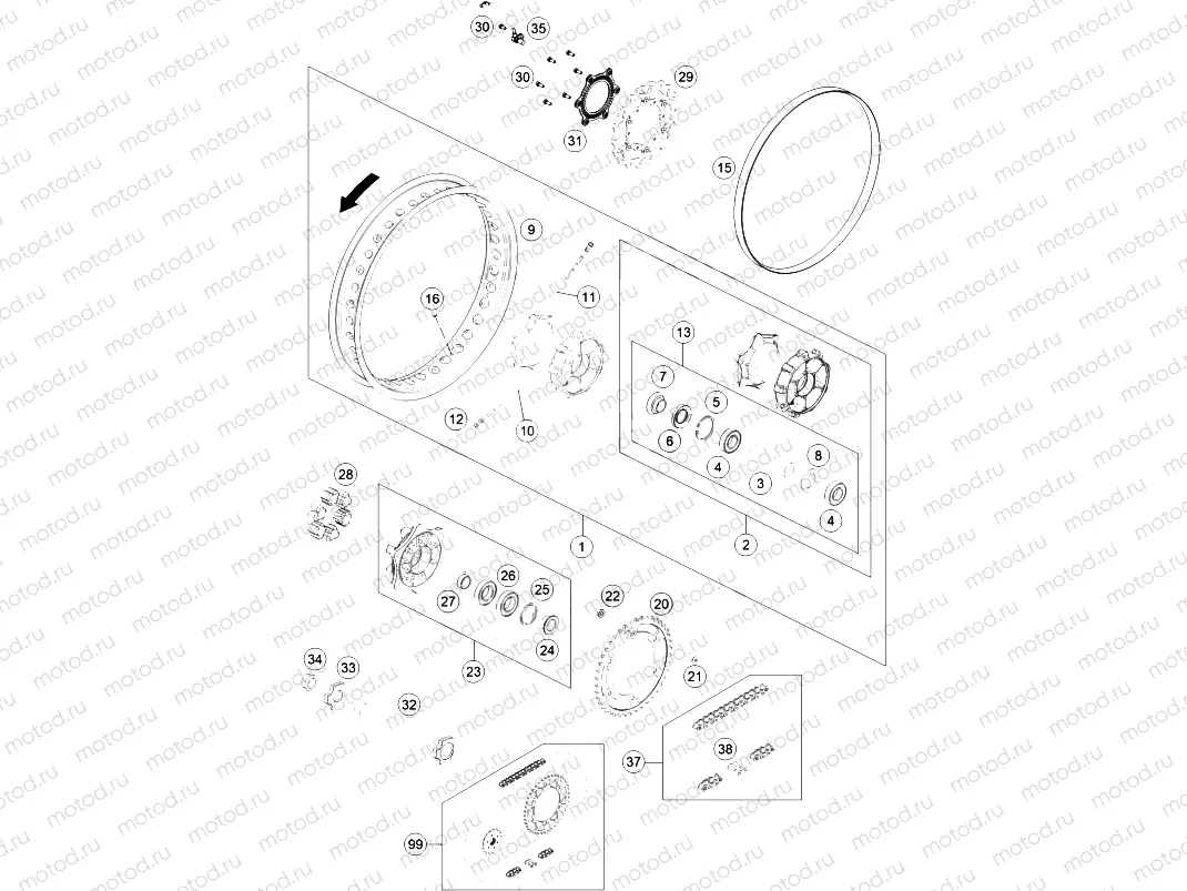 REAR WHEEL|Frame|10