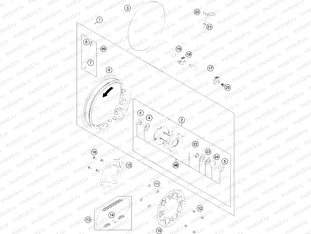 REAR WHEEL|Frame|10