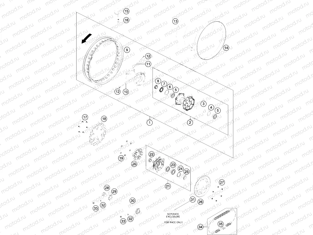 REAR WHEEL|Frame|10