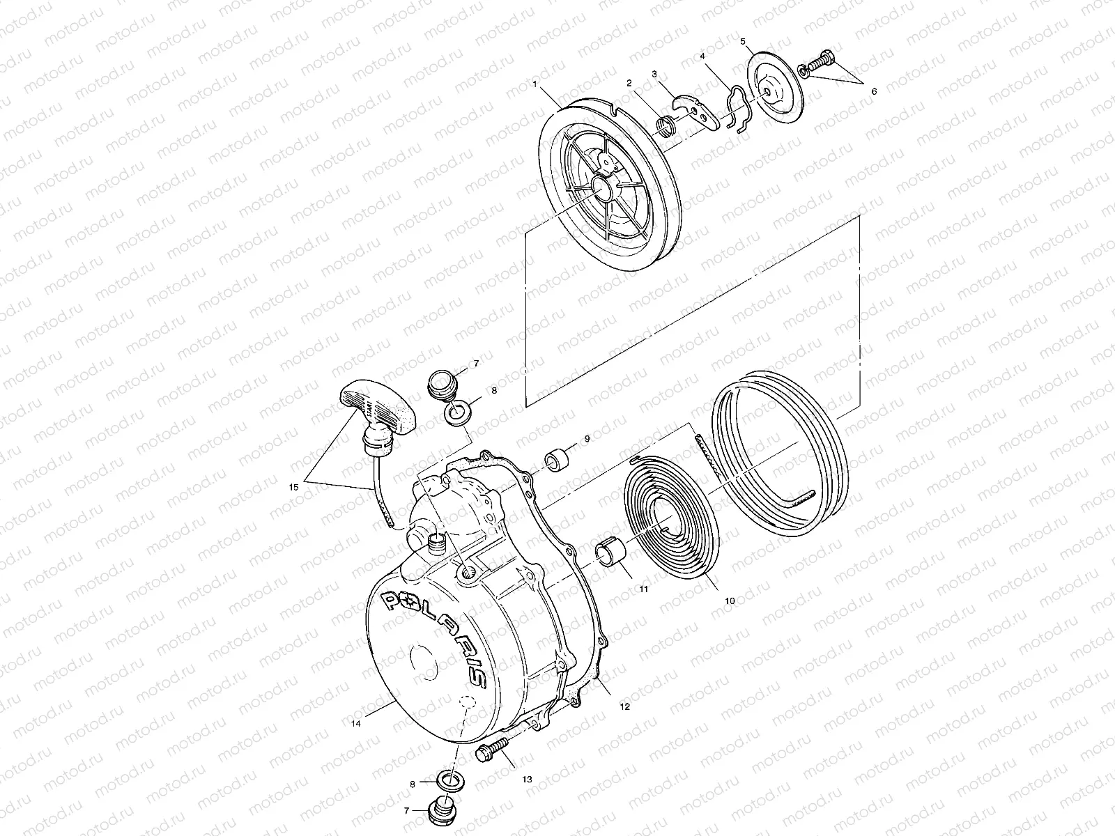 RECOIL STARTER - A00CK42AA (4949304930D001) | RECOIL STARTER - A00CK42AA (4949304930D001)
