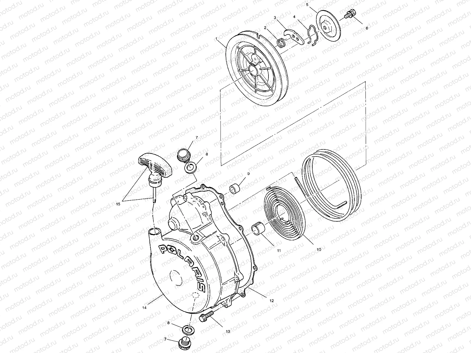 RECOIL STARTER - A00CL50AA (4954815481D012) | RECOIL STARTER - A00CL50AA (4954815481D012)