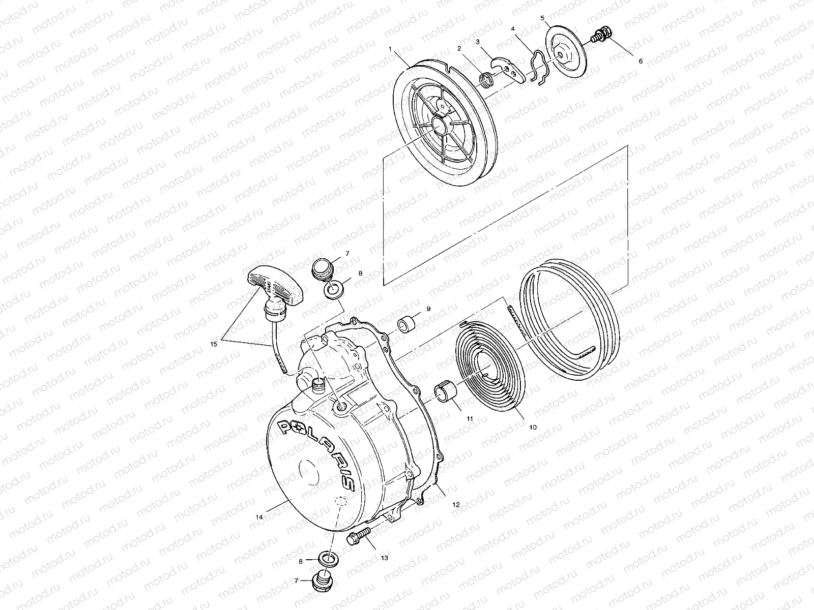 RECOIL STARTER - A01AA32AA (4963816381C013) | RECOIL STARTER - A01AA32AA (4963816381C013)