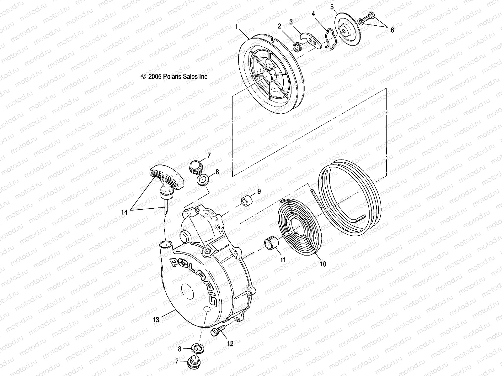RECOIL STARTER - A04CA32AA/AB/FA (4999201549920154D04) | RECOIL STARTER - A04CA32AA/AB/FA (4999201549920154D04)