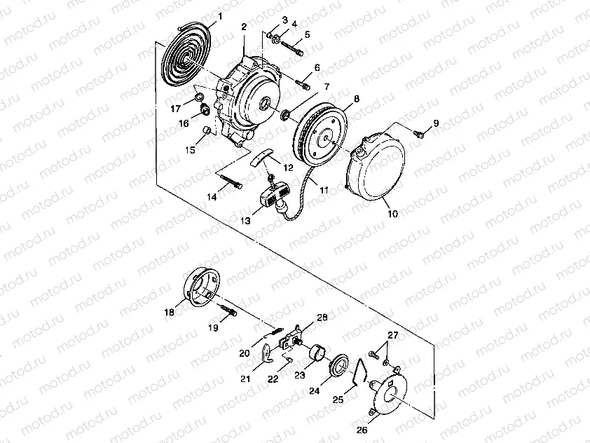 RECOIL STARTER - A99AA25CA (4949594959c011) | RECOIL STARTER - A99AA25CA (4949594959c011)