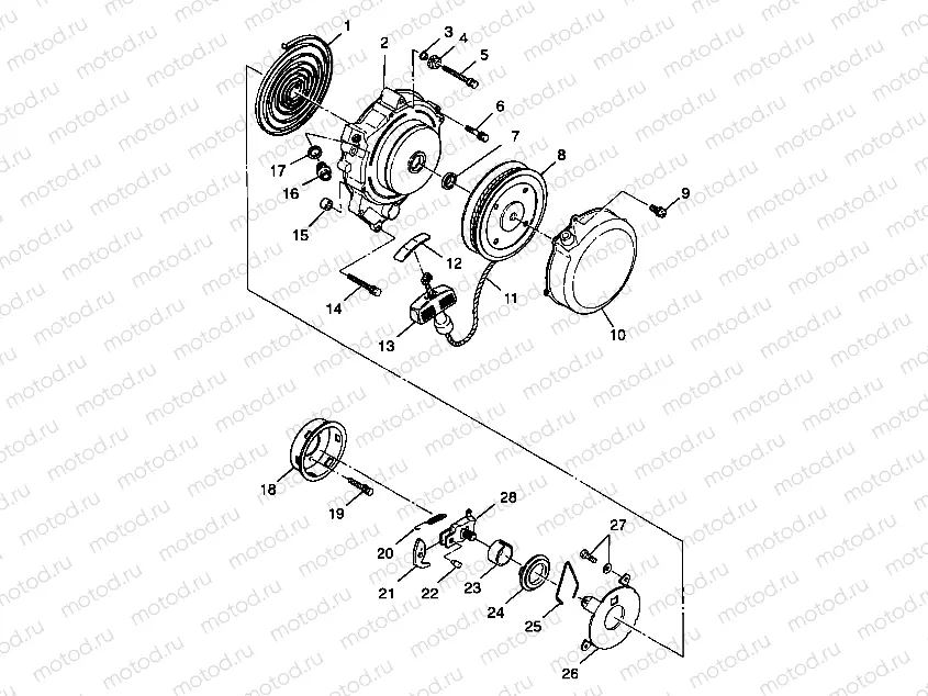 RECOIL STARTER - A99BA25CA (4949574957c012) | RECOIL STARTER - A99BA25CA (4949574957c012)