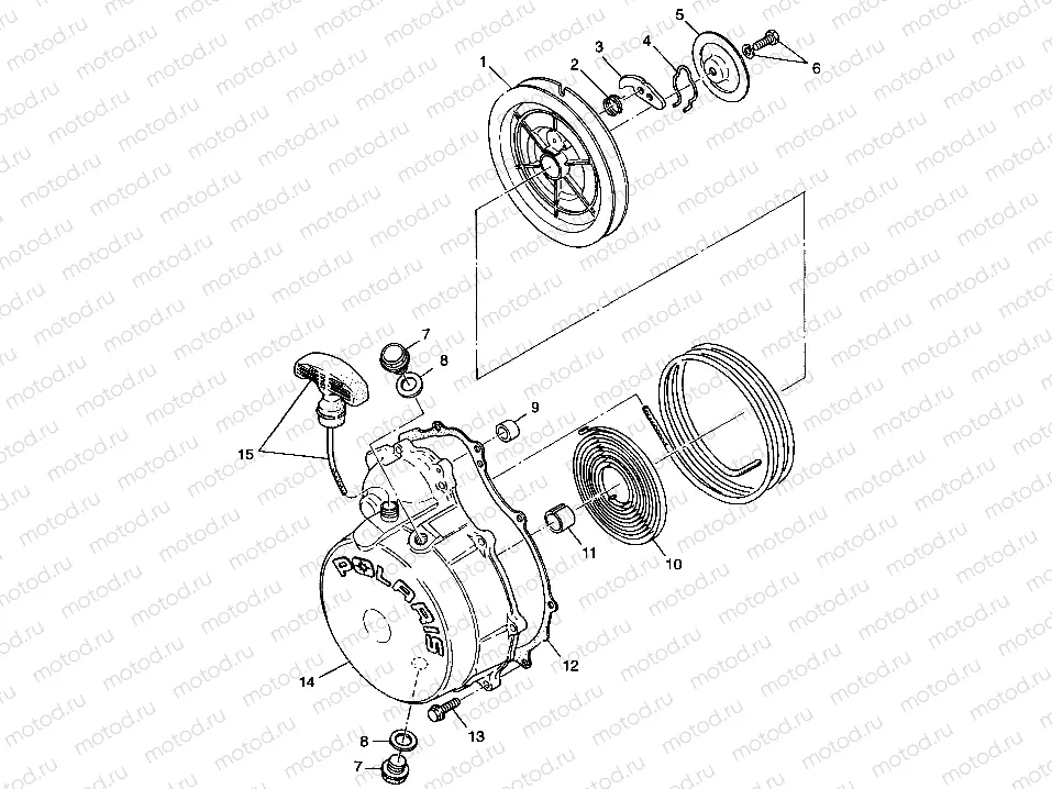 RECOIL STARTER - A99CH50AC (4952455245d010) | RECOIL STARTER - A99CH50AC (4952455245d010)