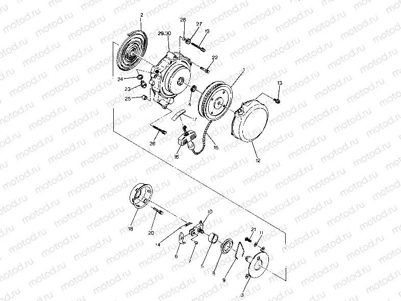 Recoil Starter Assembly (4917741774042A) | Recoil Starter Assembly (4917741774042A)