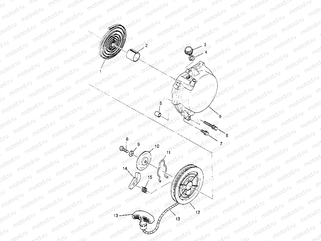 RECOIL STARTER Sportsman 4x4 W958040 (4930403040D005) | RECOIL STARTER Sportsman 4x4 W958040 (4930403040D005)
