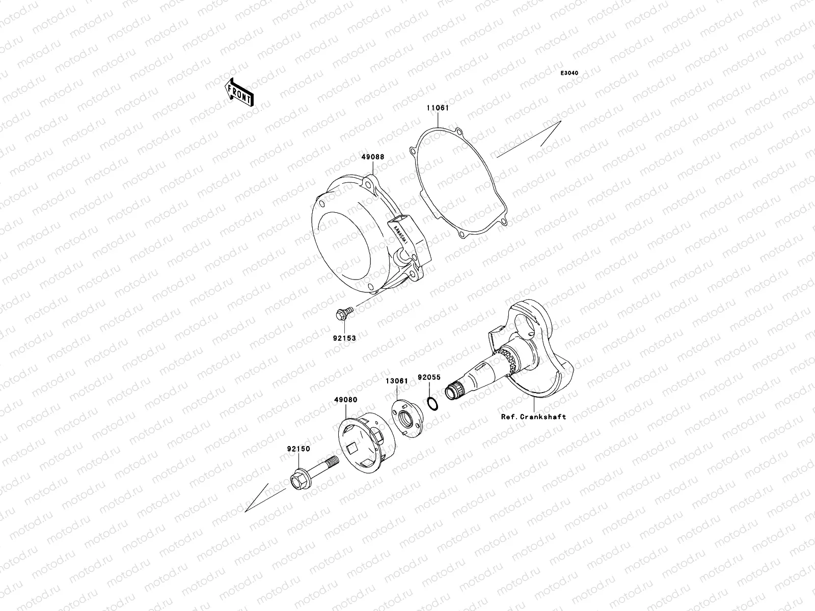 Recoil Starter(-VF360AE607660)