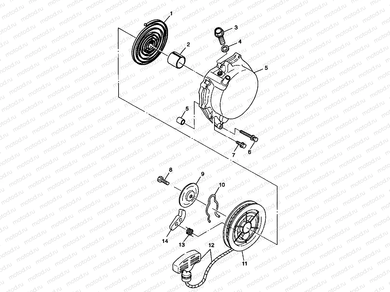RECOIL STARTER XPRESS 300 W98CA28C (4945364536C014) | RECOIL STARTER XPRESS 300 W98CA28C (4945364536C014)