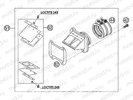 REED VALVE CASE