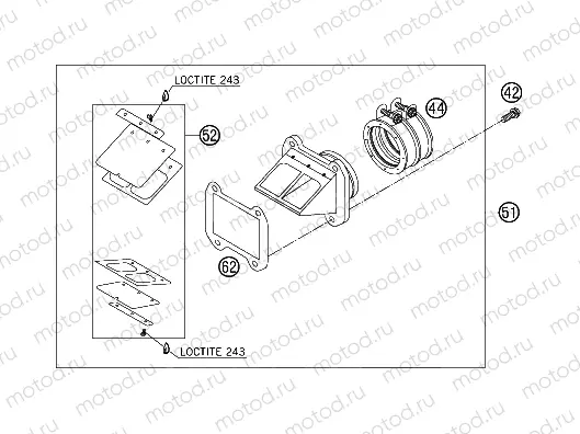 REED VALVE CASE