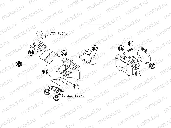 REED VALVE CASE