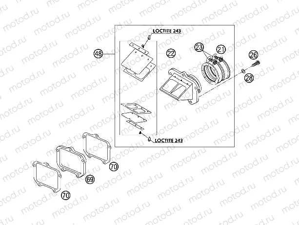 REED VALVE CASE