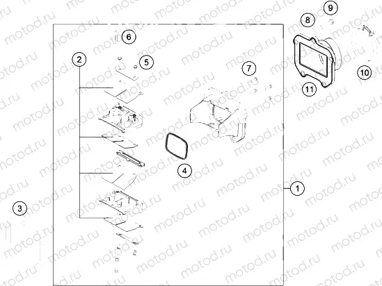 REED VALVE CASE