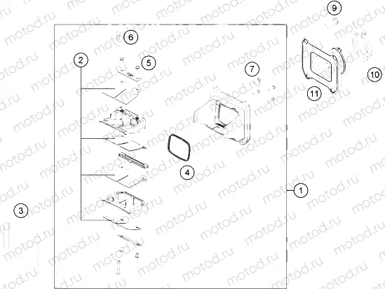 REED VALVE CASE