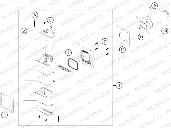 REED VALVE CASE|Engine|30