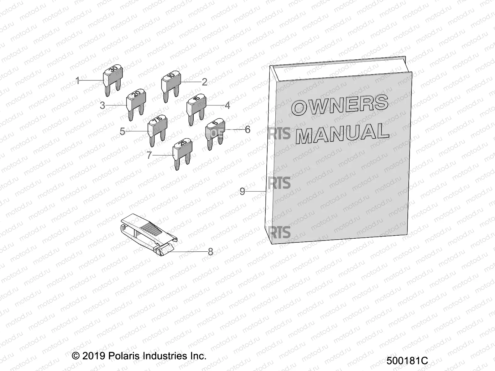 REFERENCE | REFERENCE, OWNERS MANUAL AND TOOL KIT - T20AAPHD/RHB ALL OPTIONS (500181C)