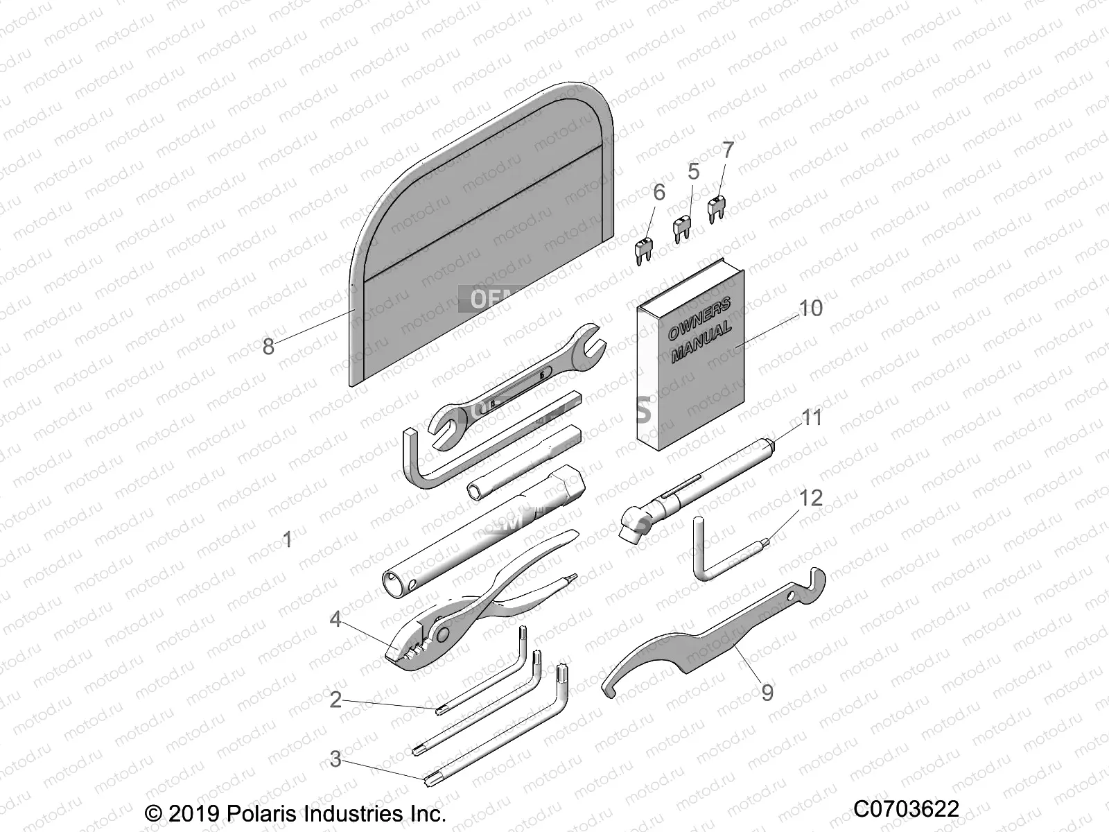 REFERENCE | REFERENCE, OWNERS MANUAL AND TOOL KIT - Z23GAE92A/92B (C0703622)