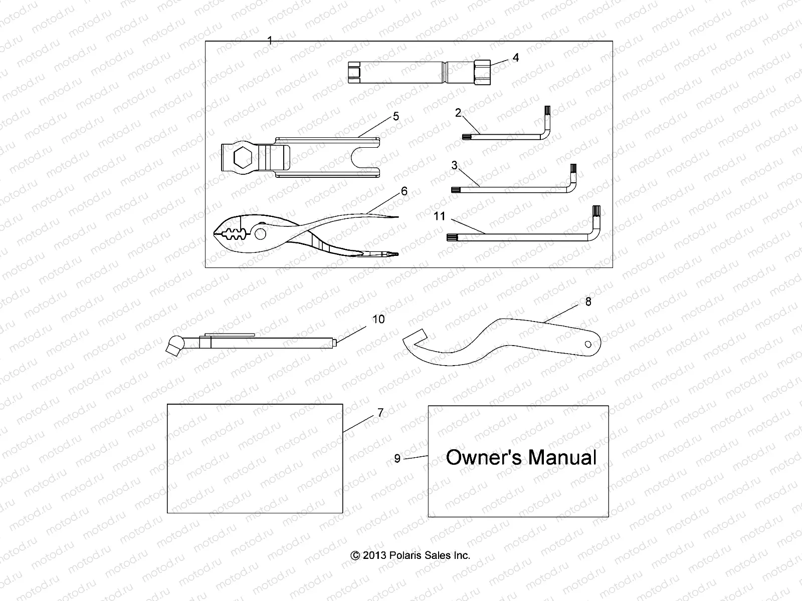 REFERENCES | REFERENCES, TOOL KIT and OWNERS MANUAL - A14BH33FJ (49ATVTOOL14325)