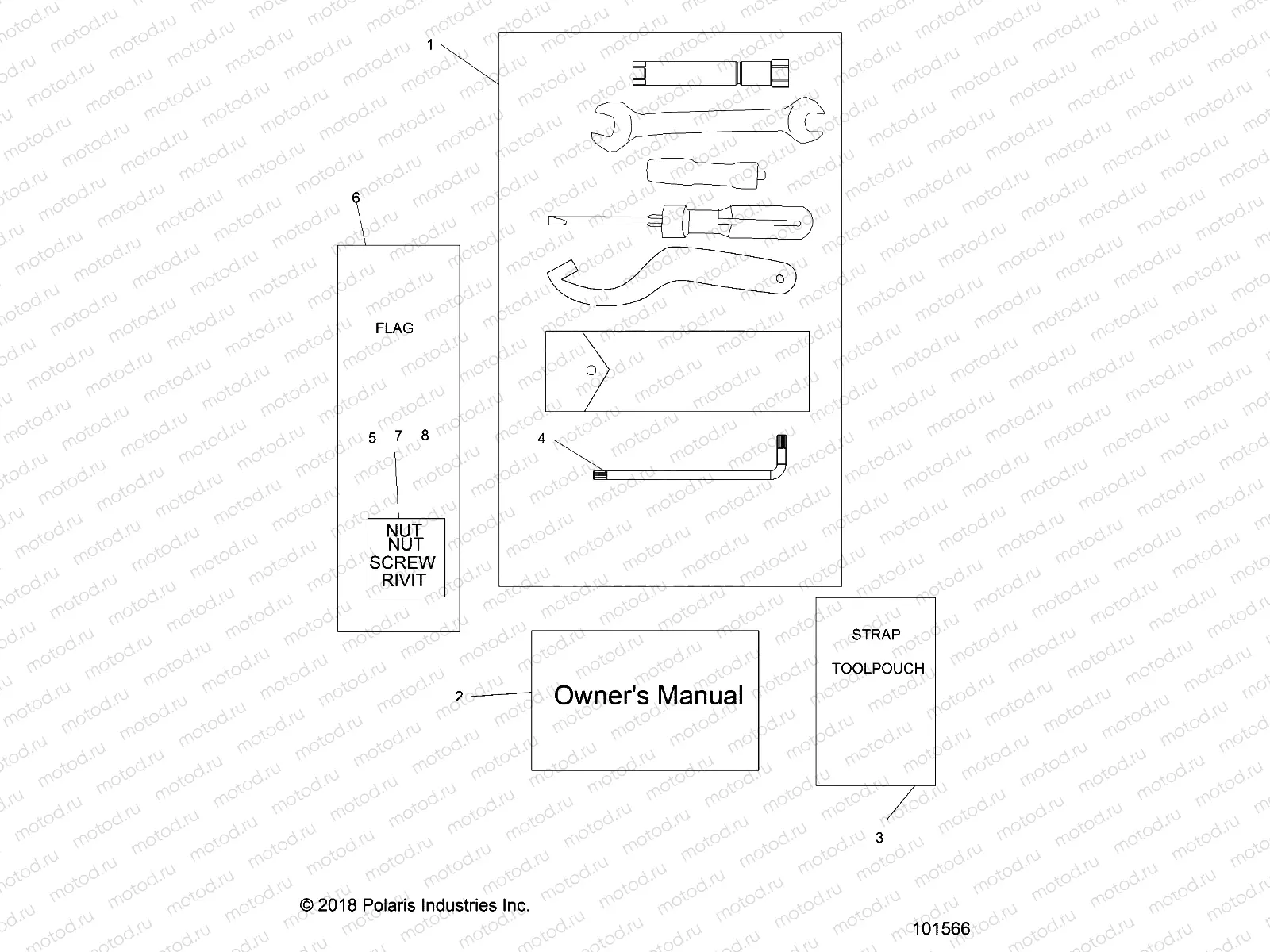 REFERENCES | REFERENCES, TOOL KIT and OWNERS MANUAL - A18HZA15B4 (101566)