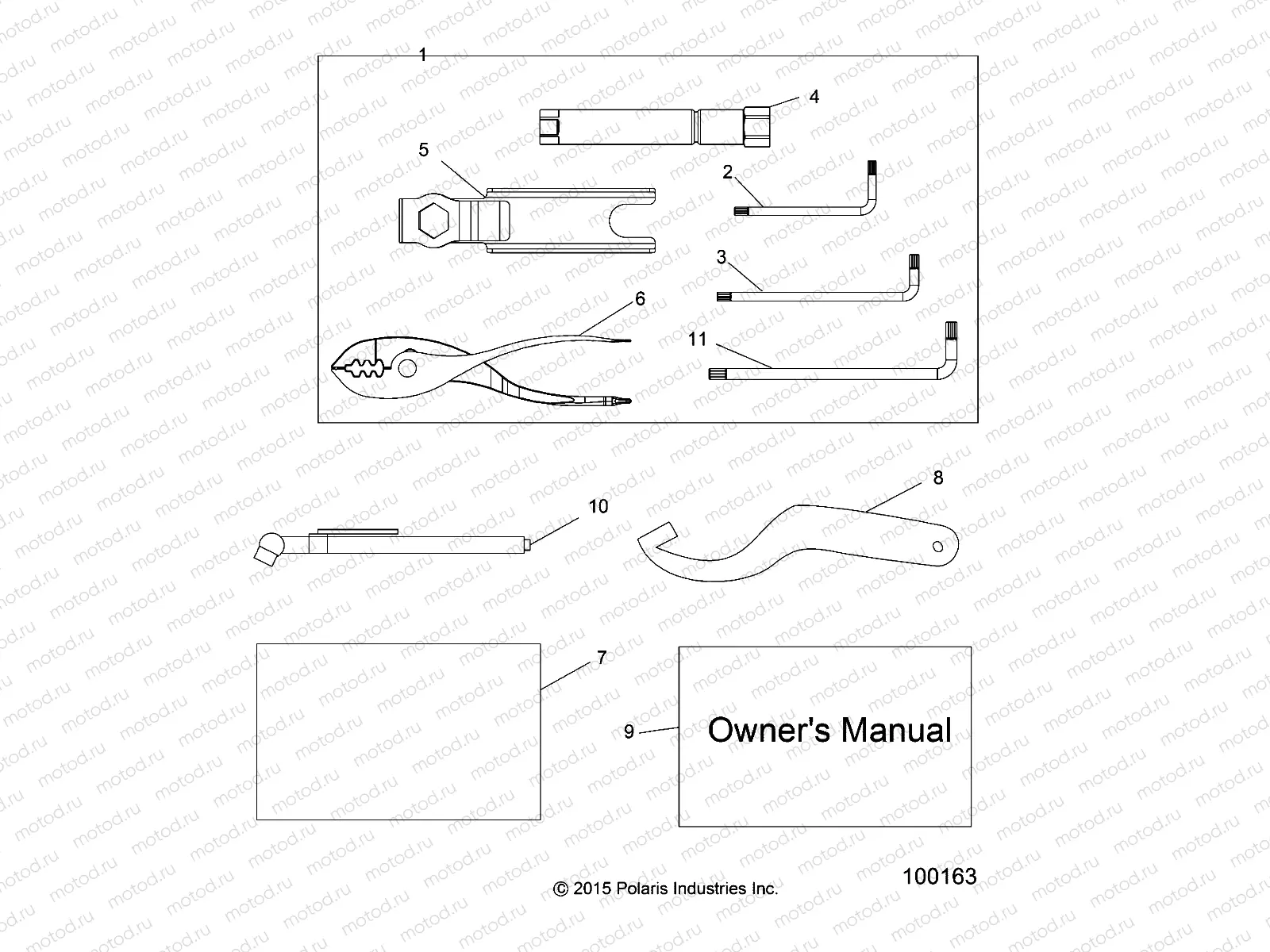 REFERENCES | REFERENCES, TOOL KIT and OWNERS MANUAL - A19DAE57A4 (100163)