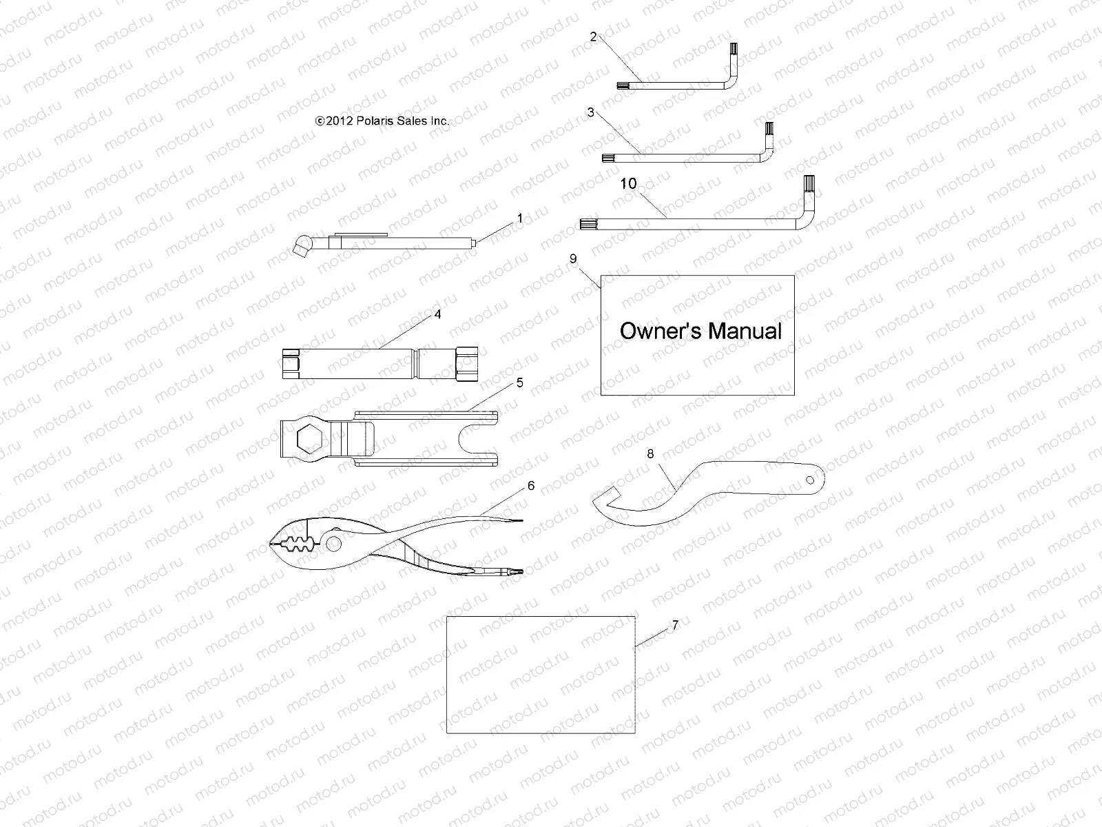 REFERENCES | REFERENCES, TOOL KIT AND OWNERS MANUAL - R20T6A99A1/E99A9/AM (49RGRTOOL13900XP)