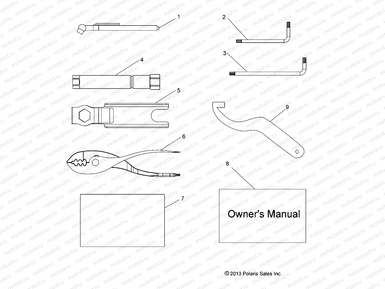 REFERENCES | REFERENCES, TOOL KIT and OWNERS MANUAL - Z14VE76FX/FI (49RGRTOOL14RZRSI)