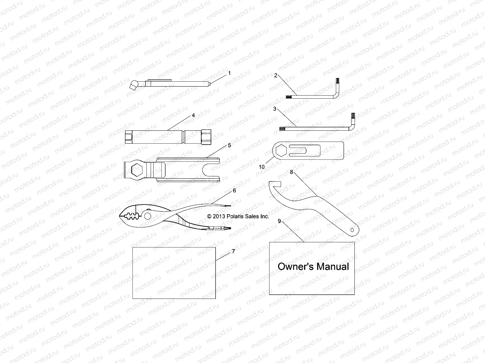 REFERENCES | REFERENCES, TOOL KIT and OWNERS MANUAL - Z18VHA57B2 (49RGRTOOL14RZR570)